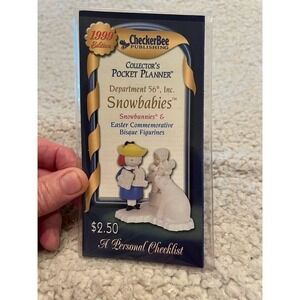 1999 Department 56 Snowbabies Collector's Pocket Planner‎ Guide Vintage